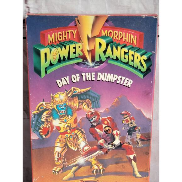 Mighty Morphin Power Rangers VHS Vol 1 Day of the Dumpster MMPR Saban - Picture 2 of 7
